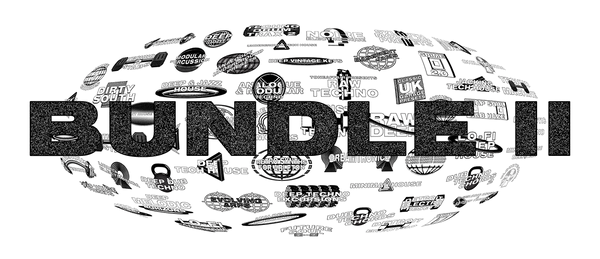 UNDRGRND Sounds bundle logo design with various music genre labels.