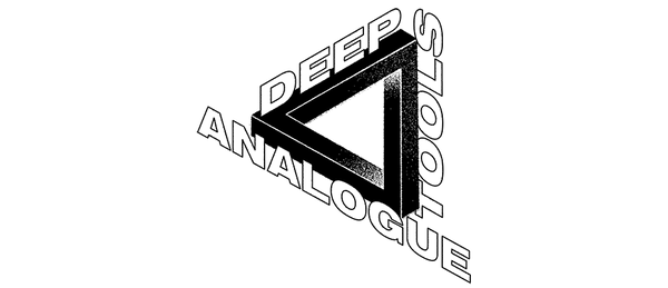 Illustration of various audio equipment and waveforms representing the deep analogue tools for house and techno production.