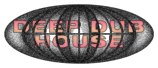 Deep Dub House text logo with gradient effect.