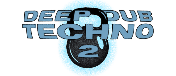 Deep Dub Techno 2 logo with bold text and stylized design.
