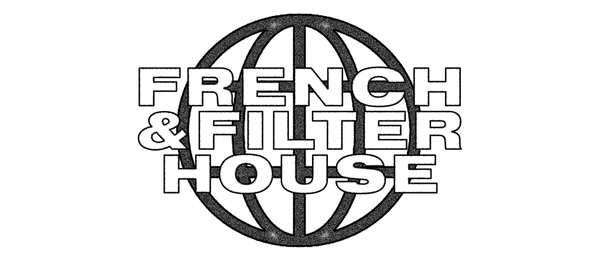 French and Filter House logo with stylized globe design.