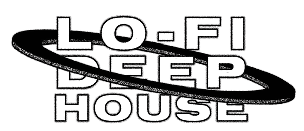 Lo-Fi Deep House text logo with retro design.