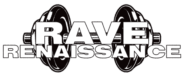 Rave Renaissance logo with 90s rave revival theme.