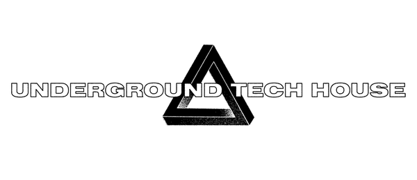Underground Tech-House logo with geometric triangle design.