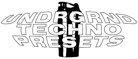 UNDRGRND Techno Presets logo with bold text design.